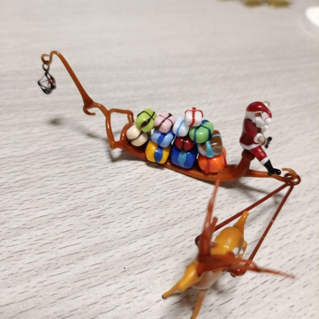 1点物　イタリア ベネチアで購入　サンタクロース ガラス製品