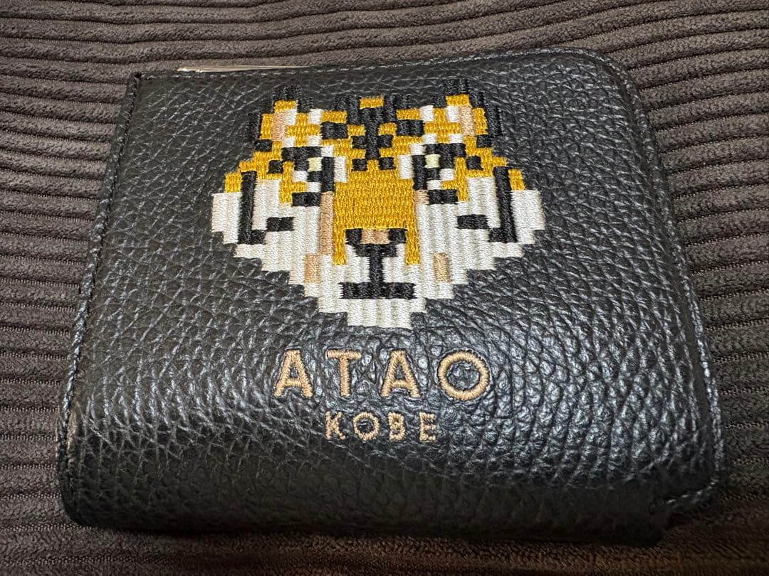 ATAO 二つ折り財布 虎の刺繍付き ZOO