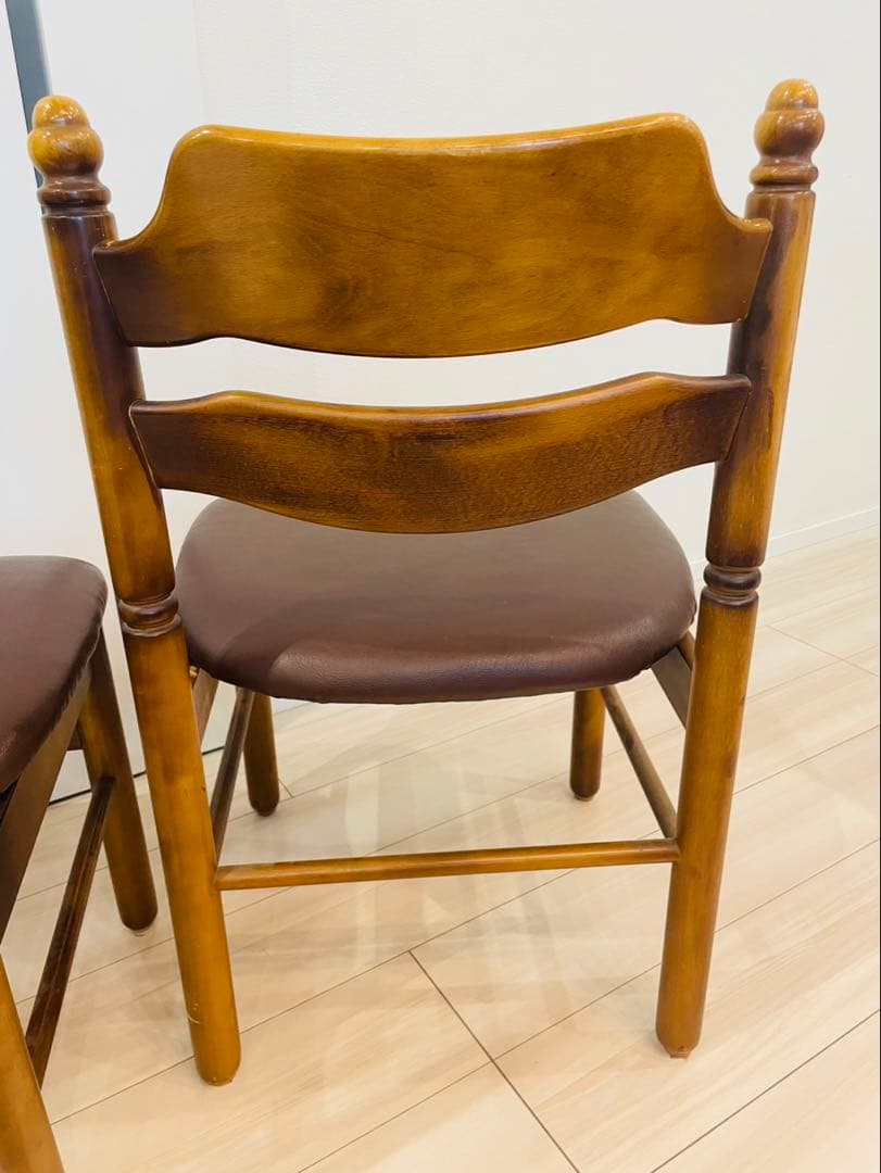 【カリモク】コロニアル　ダイニングチェア　椅子　2脚セット