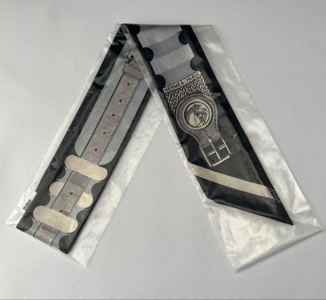 エルメス　ツイリー　ブリッドアブロック　黒　新品未使用