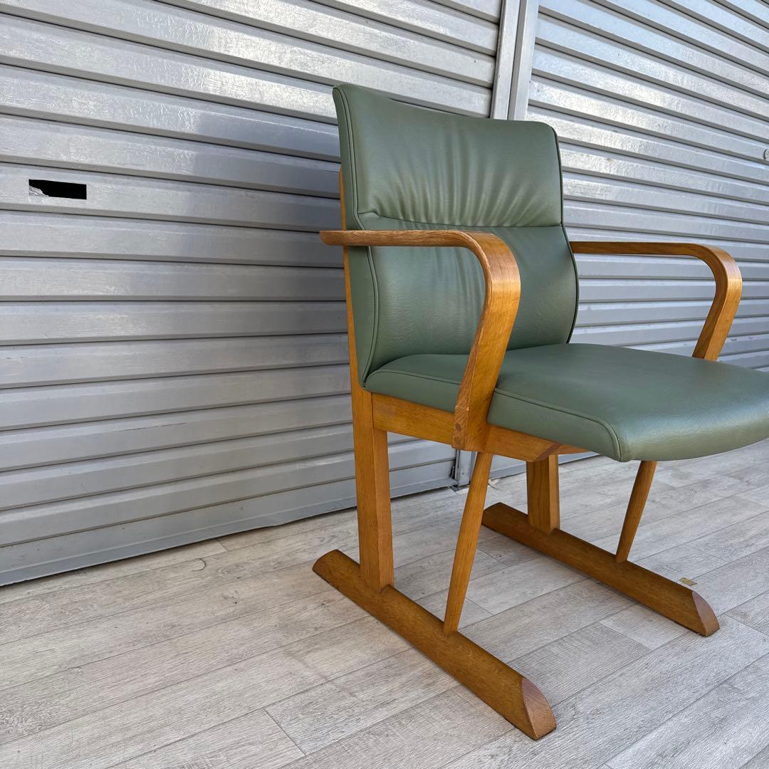 飛騨産業　アームチェア　ダイニングチェア　円空　佐々木敏光 デザイナー ②