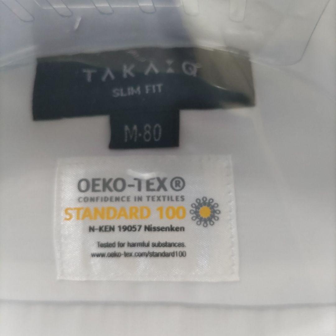 ５枚セットTAKA-Q スリムフィット 白ワイシャツ M-80　その他