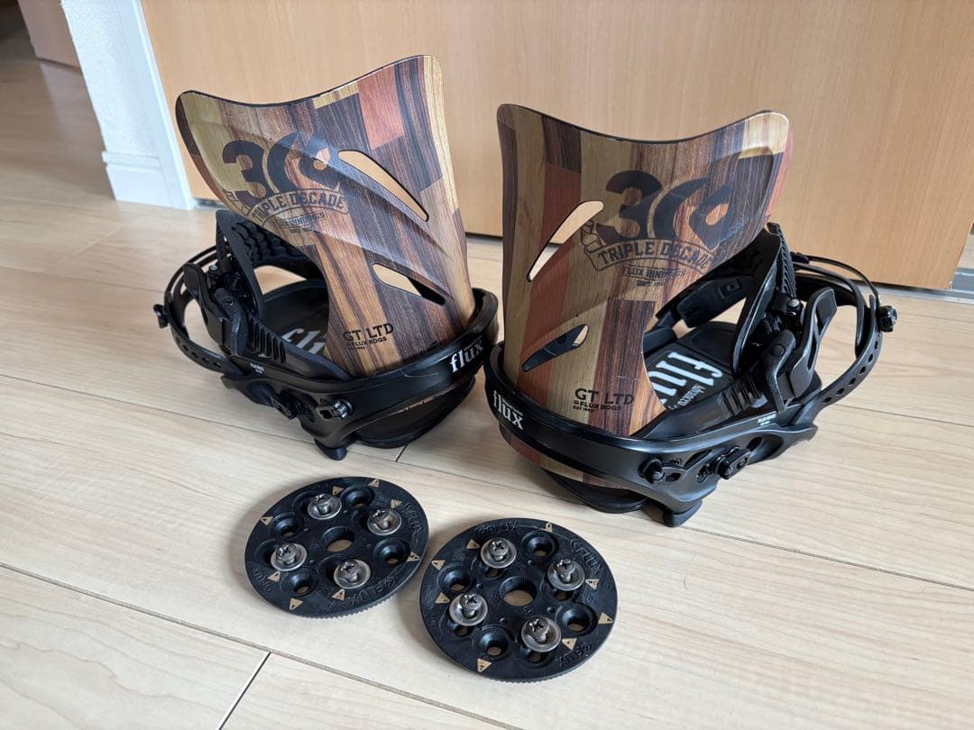 FLUX GT-LTD ビンディング Sサイズ 木目調