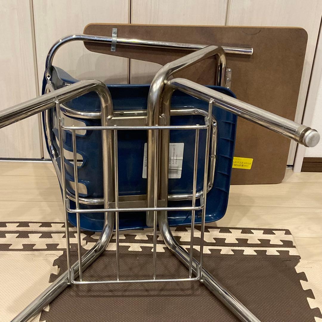 希少　VIRCO ヴァルコ スクール　デスク＆チェア一　学習机　ビンテージ