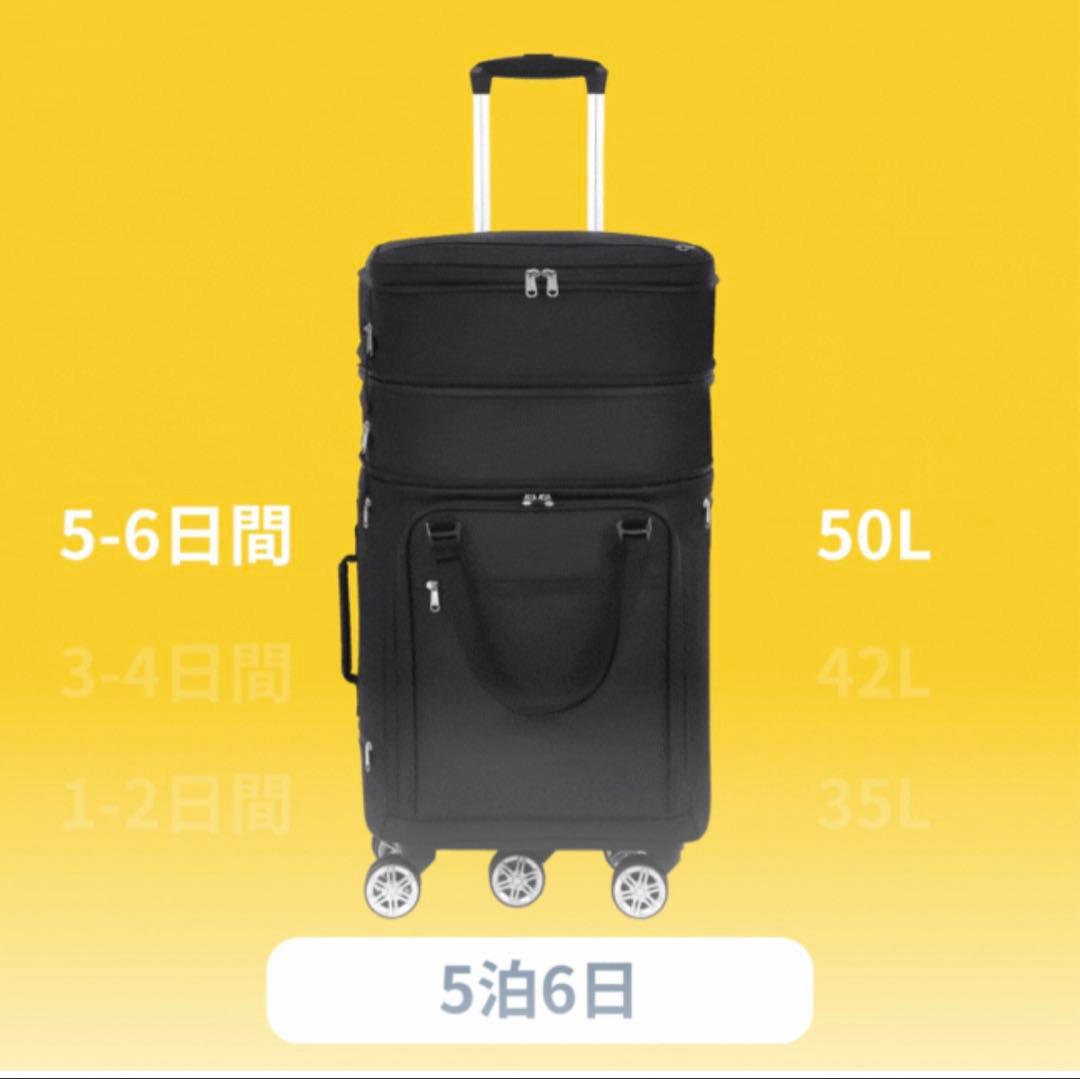 3段階拡張可能キャリーケース　リュックも可　新品TRIPLUS