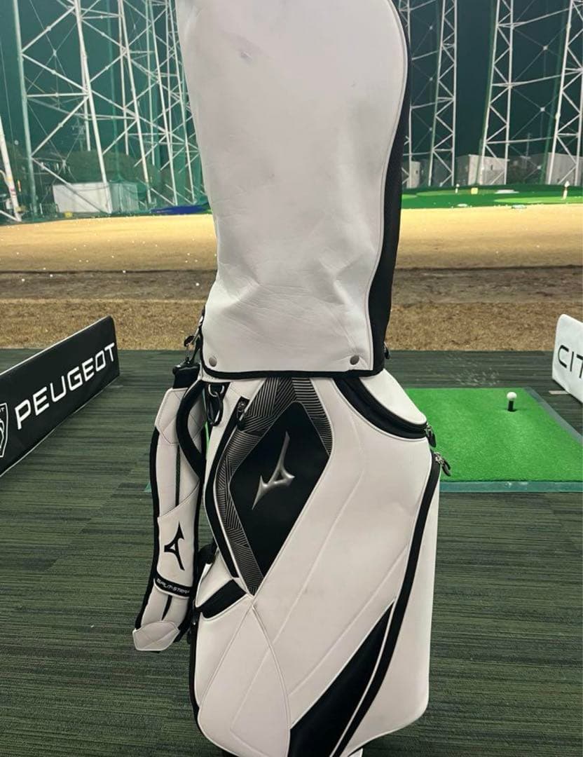 Mizuno ホワイト キャディバッグ