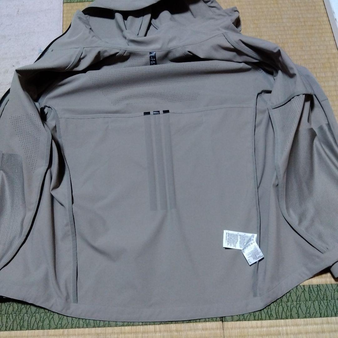 adidas プレミアム ストレッチ ウーブン フルジップパーカー JM2008