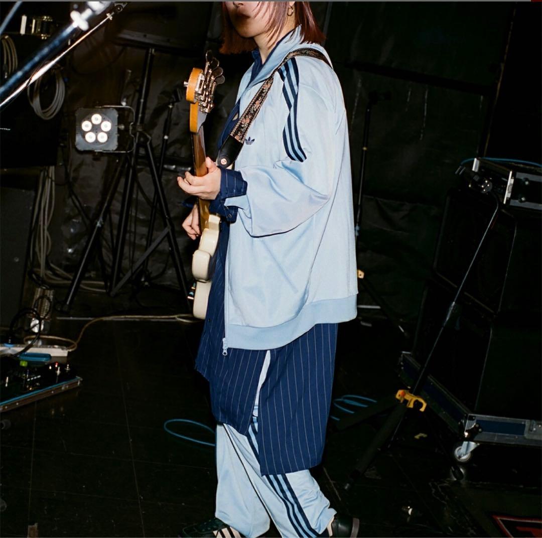 adidas トラックジャケット ベッケンバウアー ジェンダーニュートラル 水色