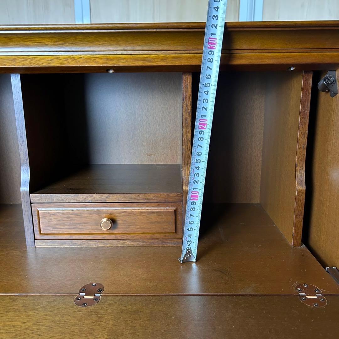 【送料込】maruni マルニ木工 地中海 ライティングビューロー