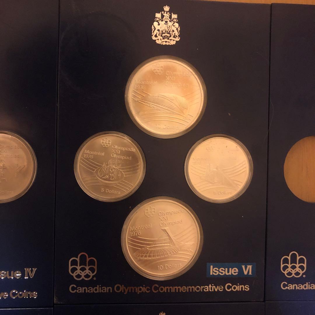 1976年　カナダオリンピック　モントリオール　記念セット　銀貨