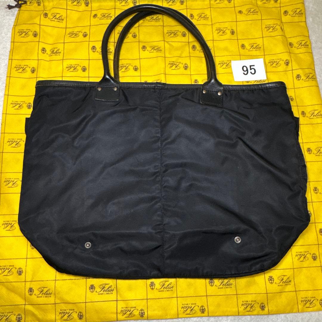 95 フェリージ　トートバッグ　ブラック　9236