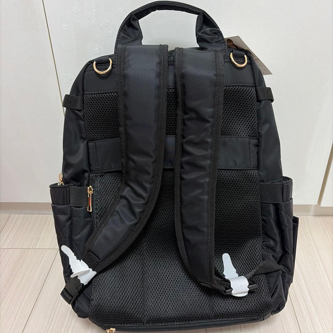 【新品】しまむら×MUMU キルティングマザーズバッグ　　多機能リュック