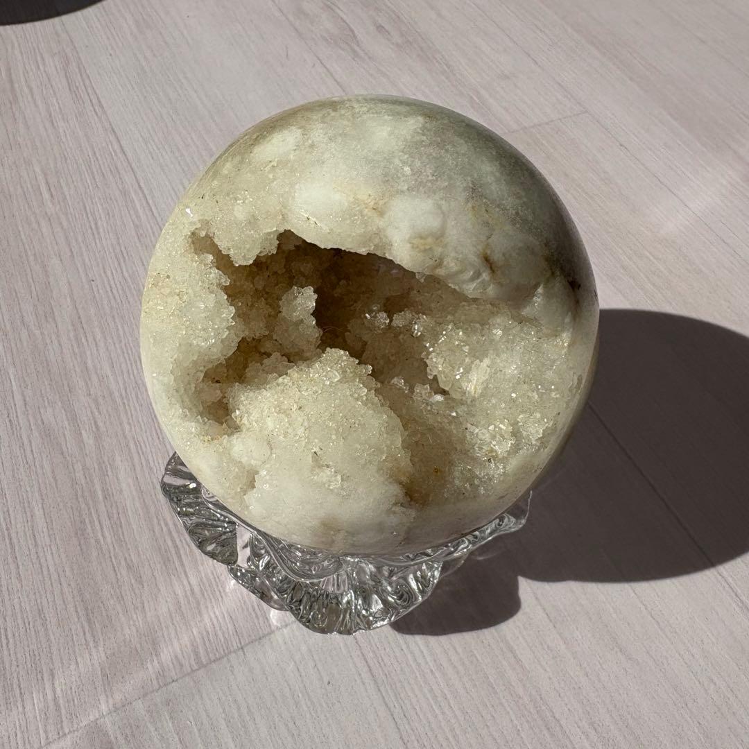 モロッコ　水晶　ジオード