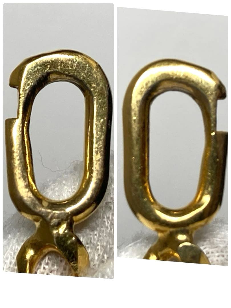 セリーヌ　マカダム　プレート　ゴールド金具　ブレスレット