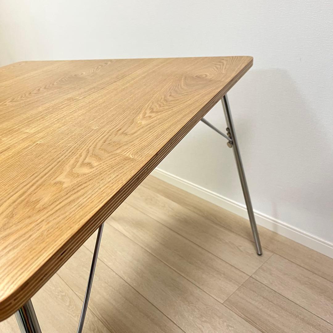 (つ27)イームズ 折りたたみ式 ダイニングテーブル DTM-2 正方形