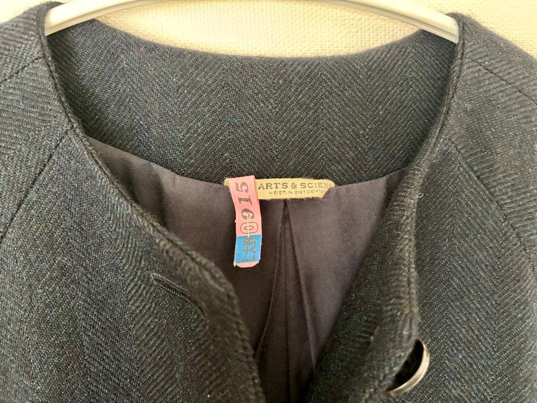 arts&science バルーンコート ダークネイビー