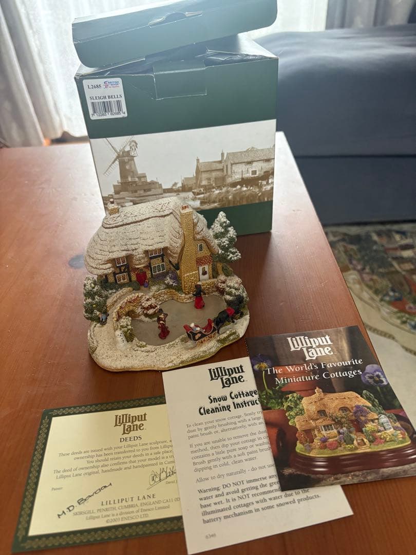 リリパットレーンLilliput Lane Sleigh Bells箱あり