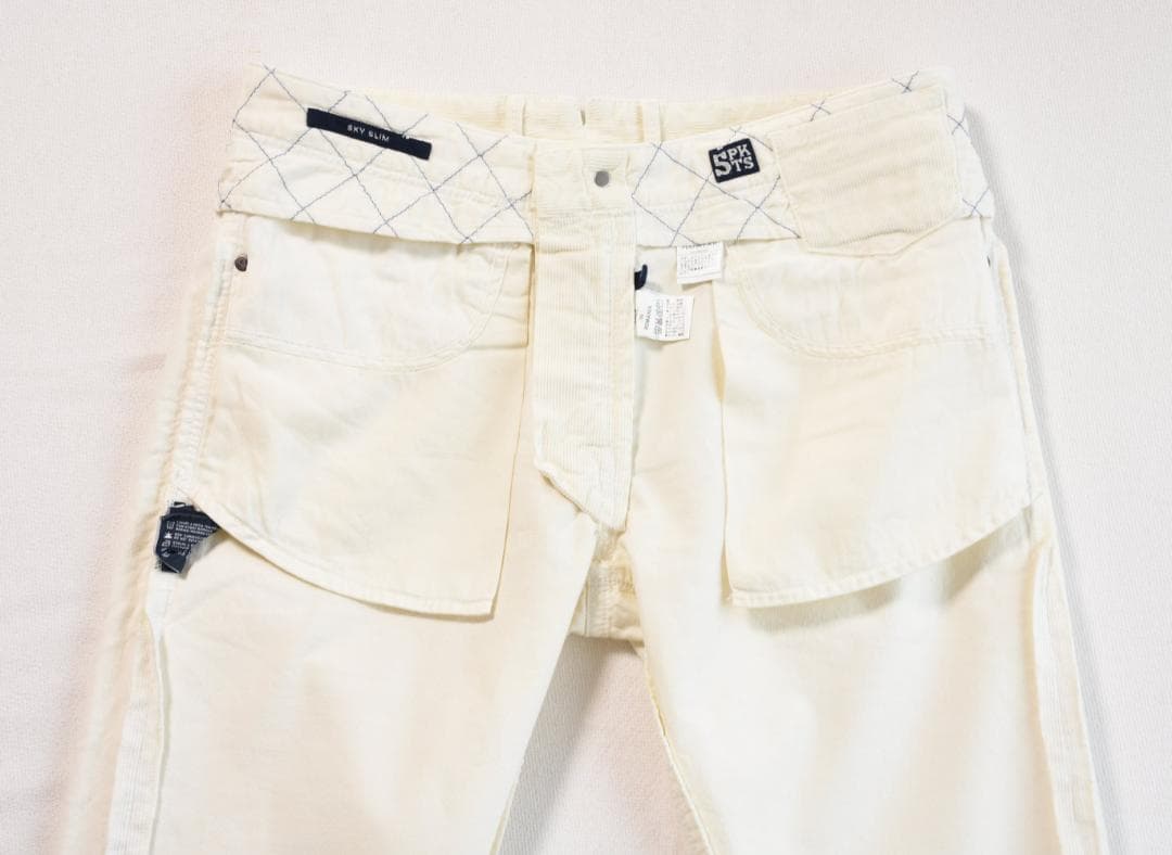 INCOTEX（インコテックス）セルビッチ刺繍が入ったコーデュロイパンツ31