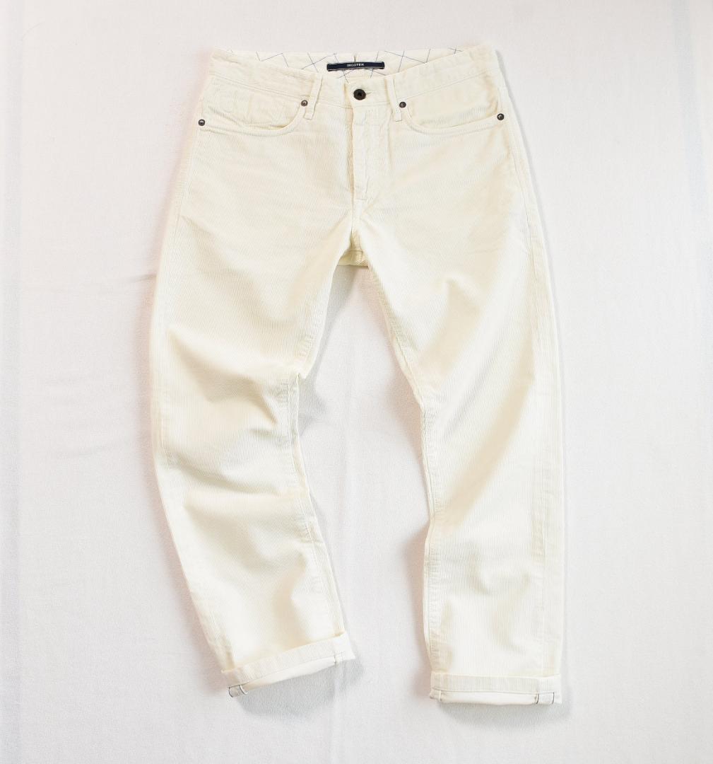 INCOTEX（インコテックス）セルビッチ刺繍が入ったコーデュロイパンツ31