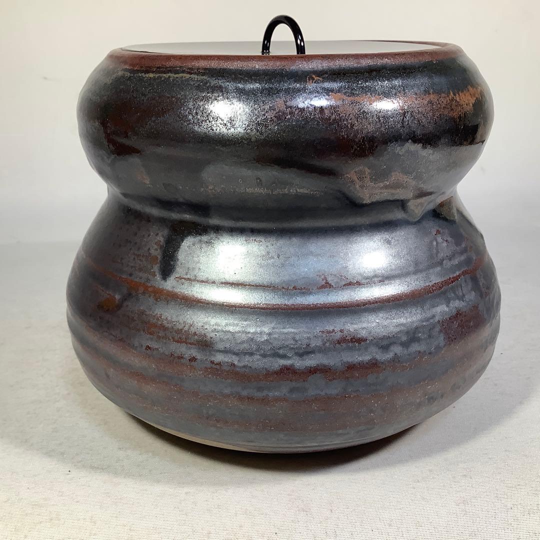 高取焼　水指　高取八山　茶道具　送料無料