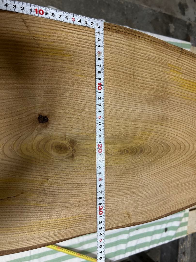 輪切りテーブル　栗の木にて製作