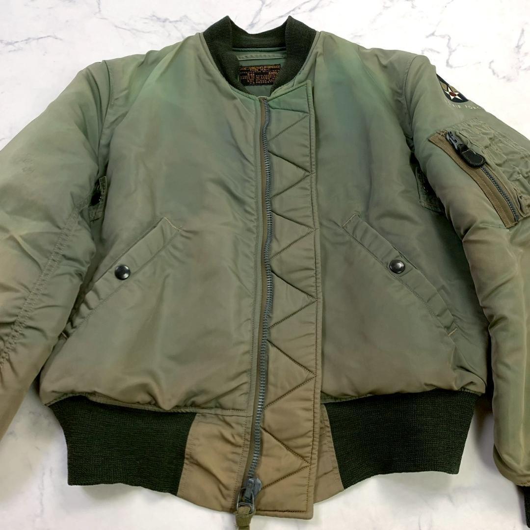 50s 実名復刻★バズリクソンズ MA-1 LION UNIFORM社　D944