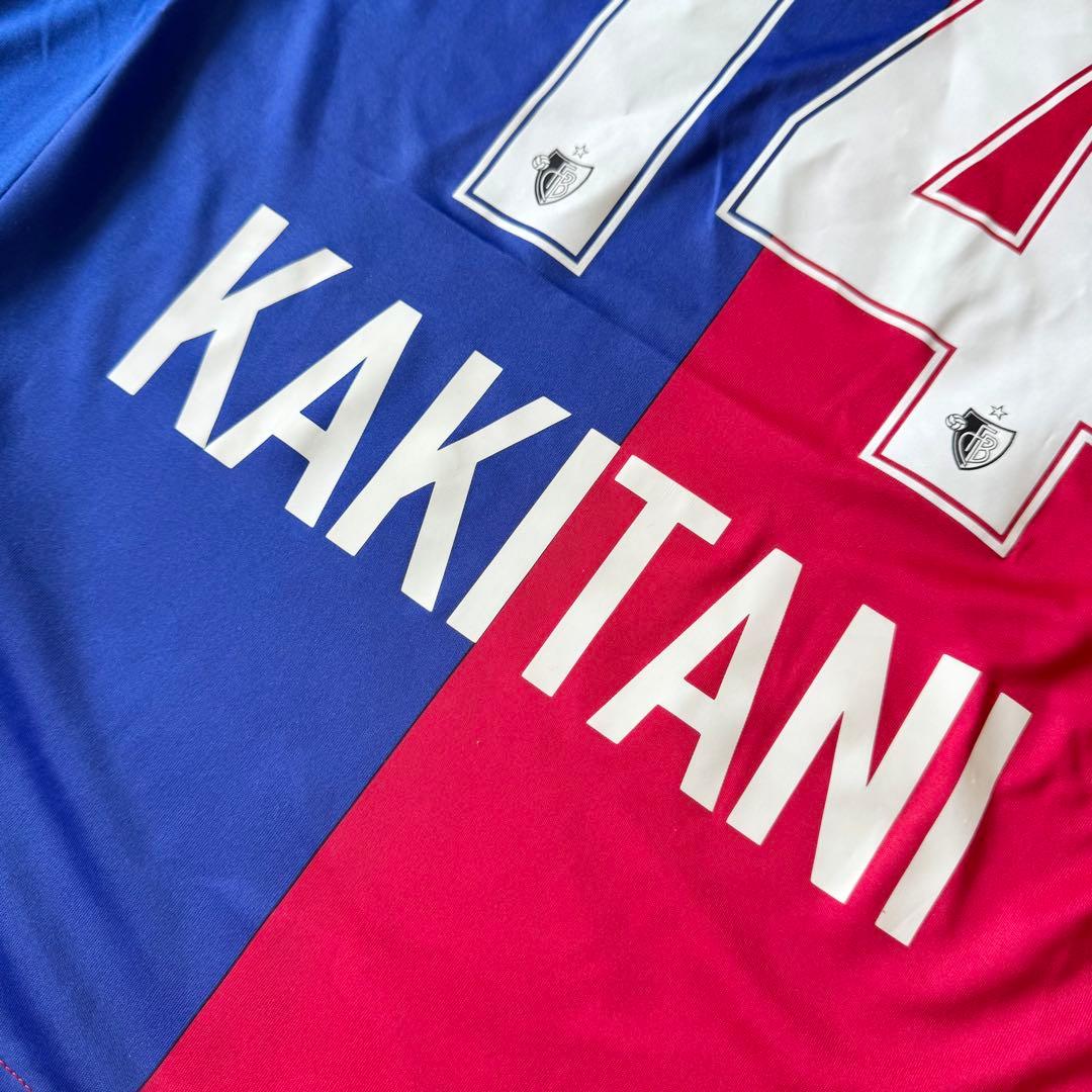 【新品タグ付＆直筆サイン】柿谷曜一朗 ＃１４ FCバーゼル １４／１５（H）