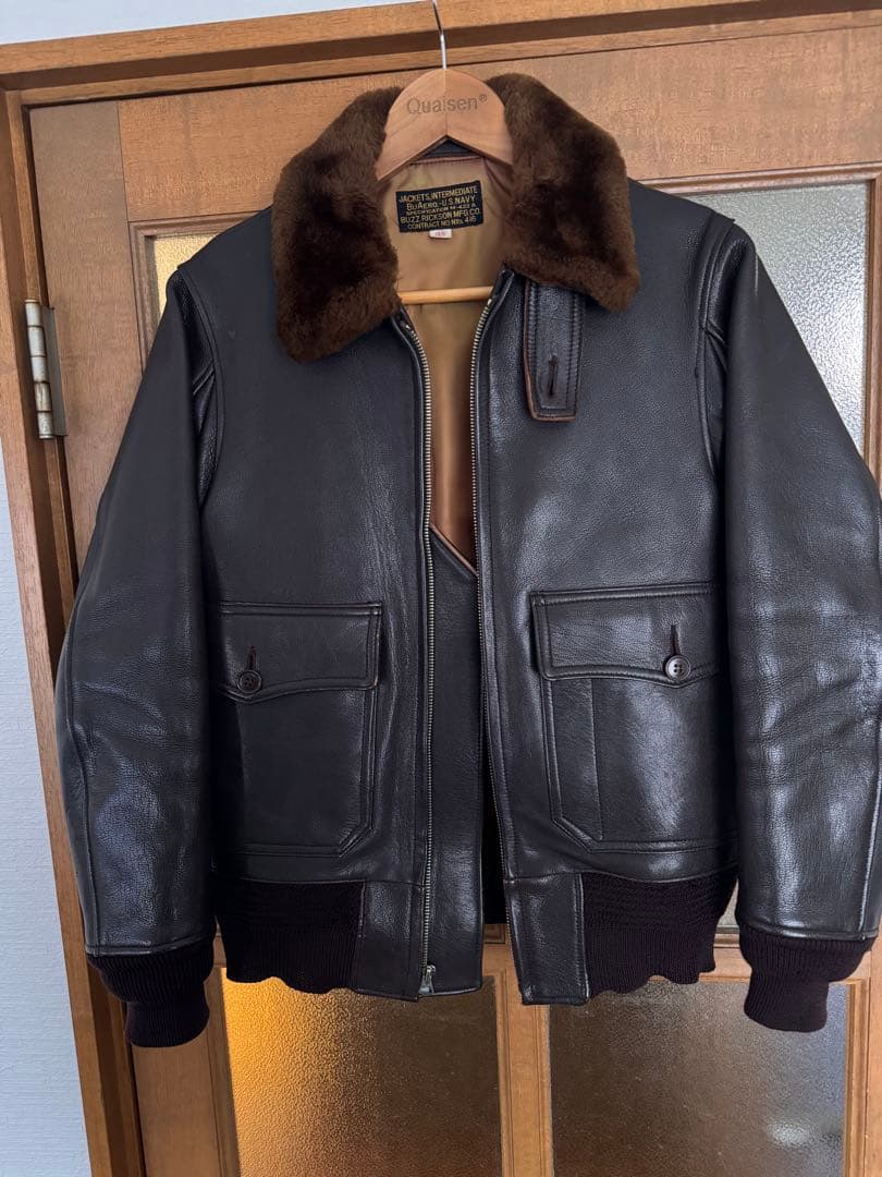 BUZZ RICKSON ブラウンフライトジャケットG-1 34 最終値下