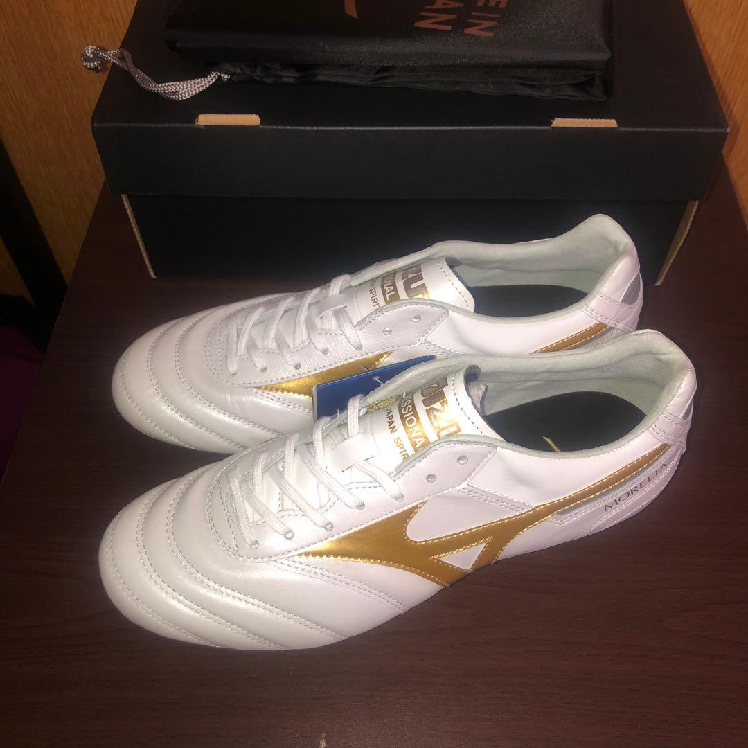 新品 未使用 タグ付 モレリア2 ジャパン 24.5cm Bright Gold