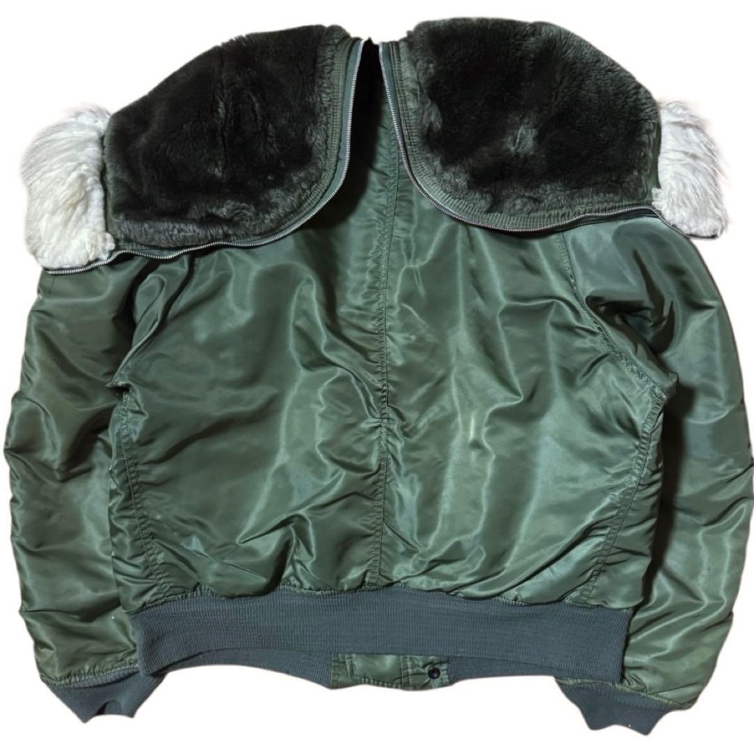 ALPHA 80s USA製 3本タグ N-2B 短丈 フライトジャケット L