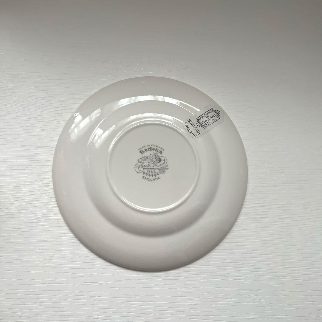 バーレイ　アジアティックフェザンツ　プレートS burleigh ダブグレイ