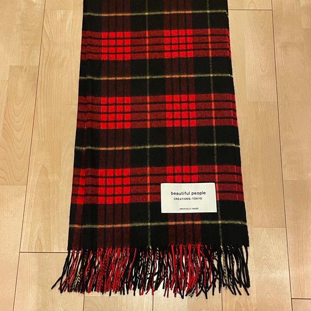 期間限定値下げ ジョンストンズ カシミヤ ストール ビューティフルピープル 別注