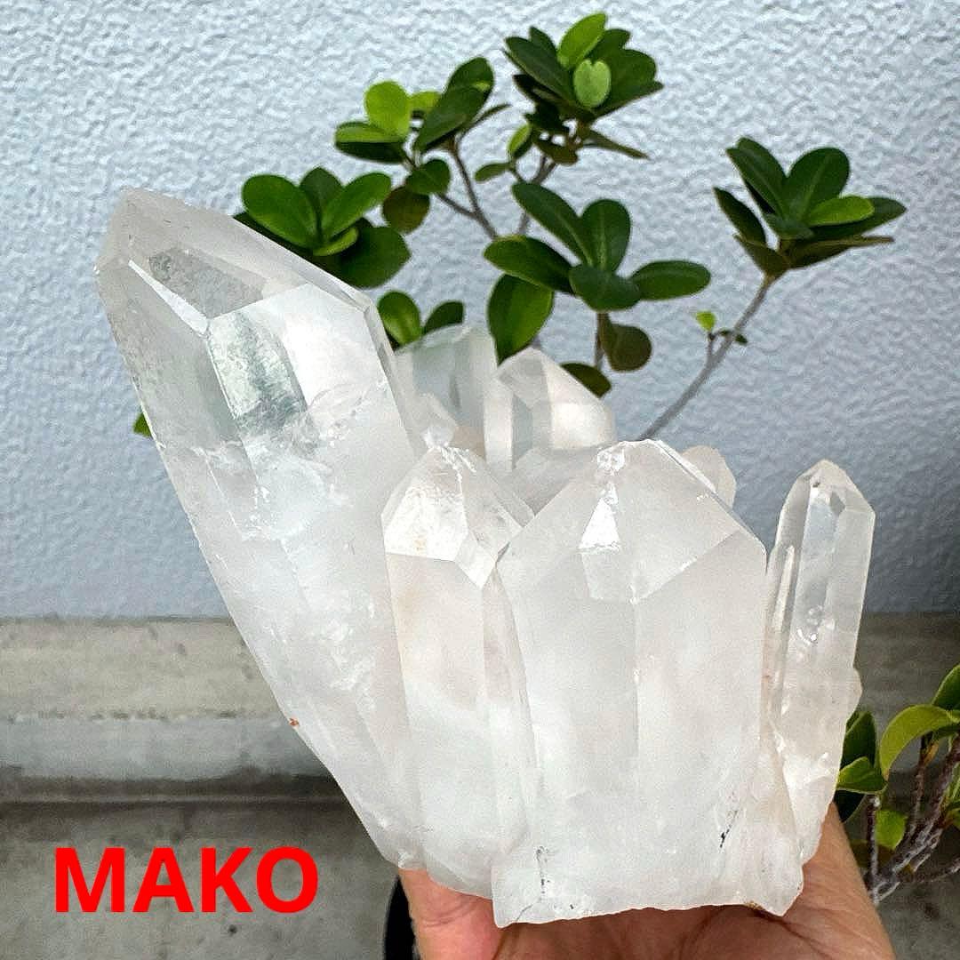 M1692☆ピンク水晶クラスター1.7Kg☆天然石　原石☆N50309