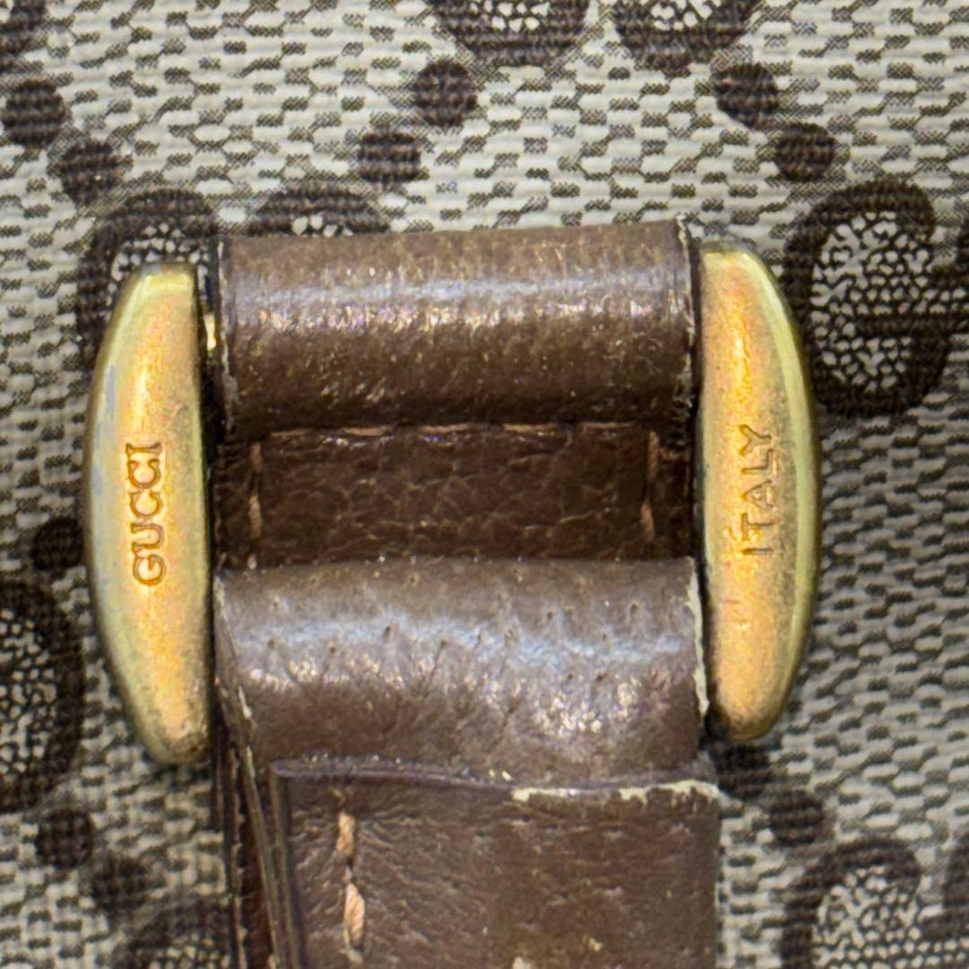 GUCCI オールドグッチ GG柄 シェリーライン ミニボストン