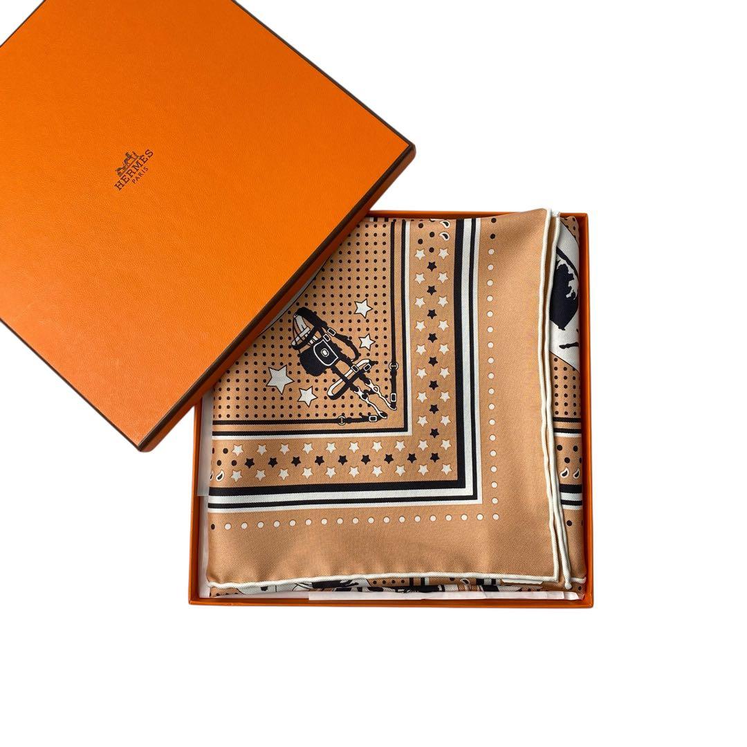 新品 タグあり エルメスHERMES カレ55 車輪で巡るパリ