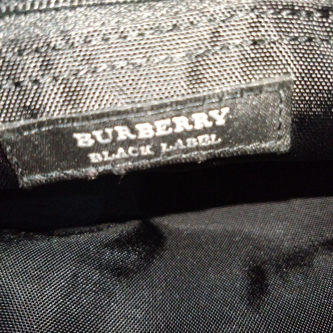美品　バーバリーブラックレーベル メッセンジャーバッグ ノバチェック 刻印