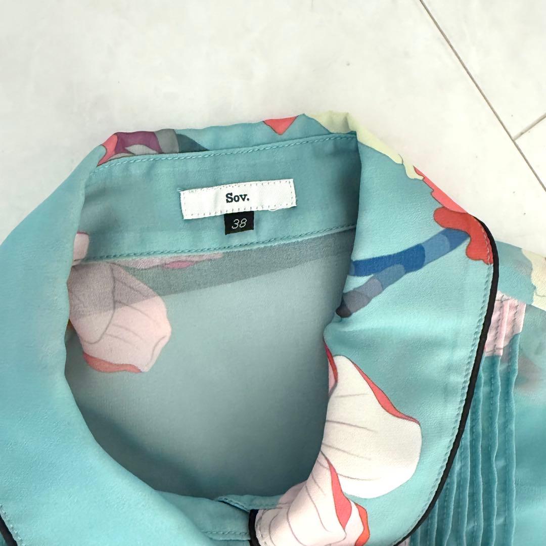 Sov. ソブ シフォン オリジナル ブラウス ＆スカートセットアップ