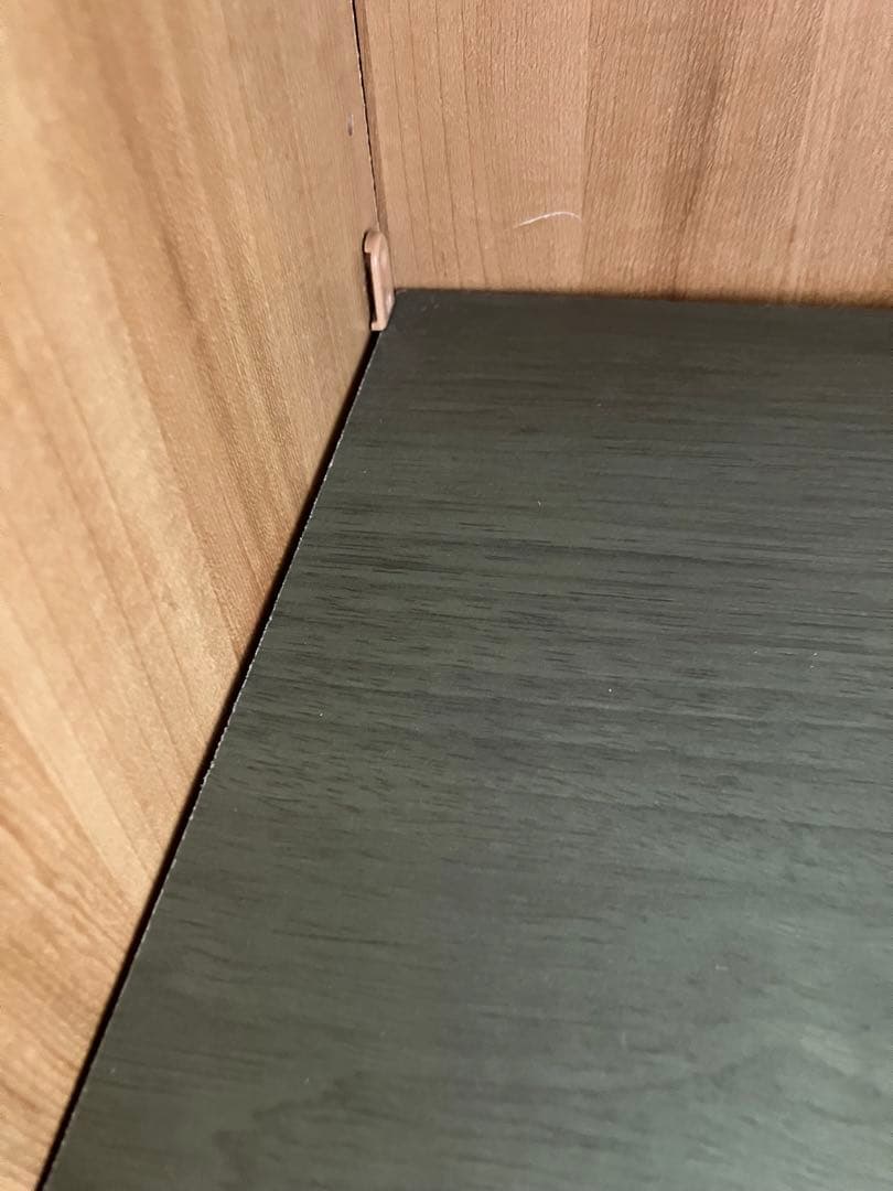 棚　本棚　ラック　雑貨収納　収納棚　緑　みどり　カントリー調　木製　ウッド調