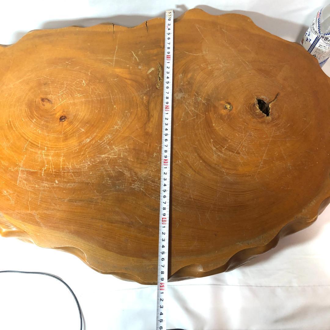 盆栽台、華台　花台　盆栽卓　飾り台　天然木 　75㎝、10.4kg