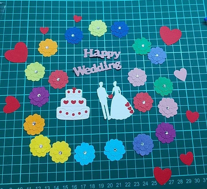 アルバム飾り ウェディングセット(*˘︶˘*).:*♡