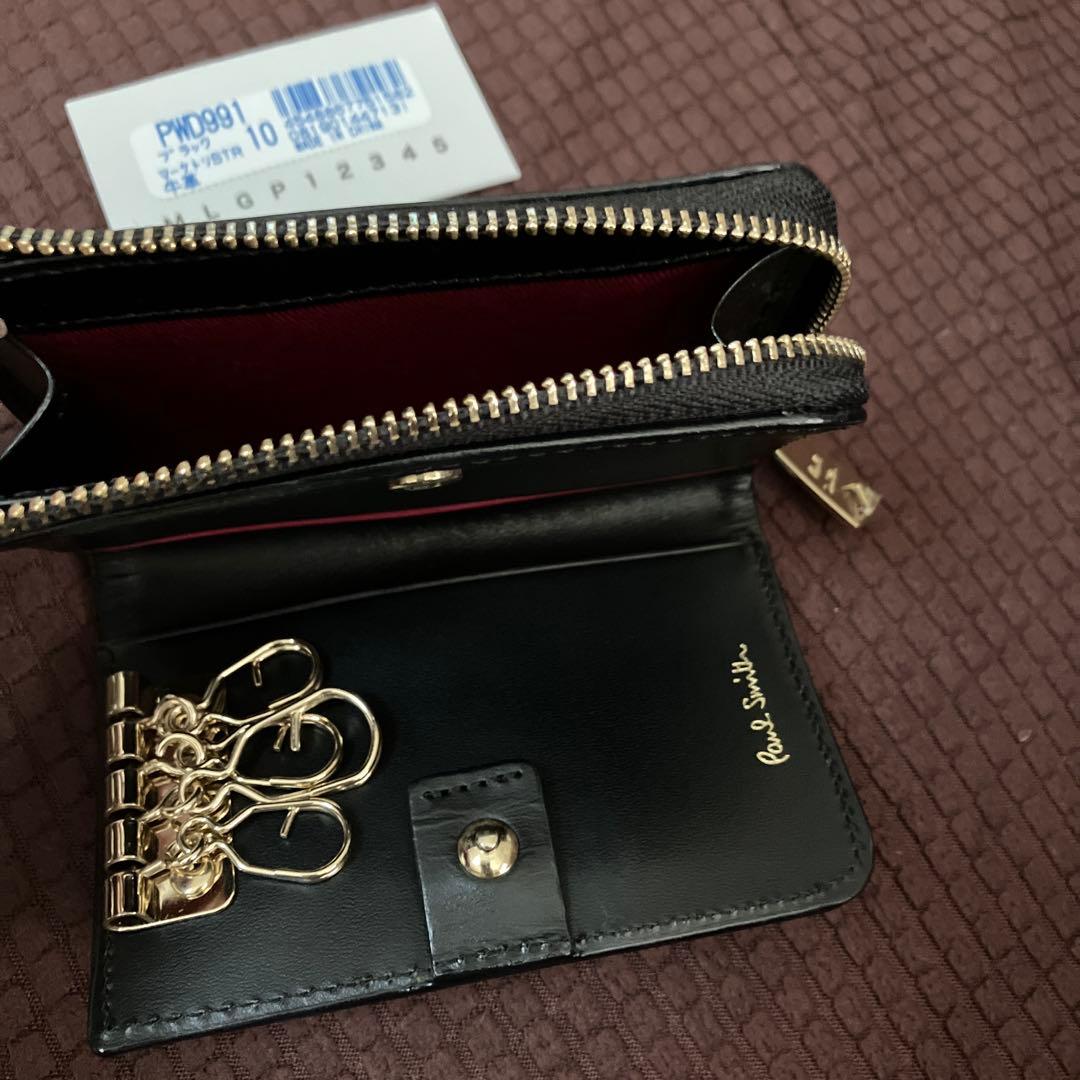 ポールスミス■＆キーケース■ブラック/ラビット■箱付■21410円