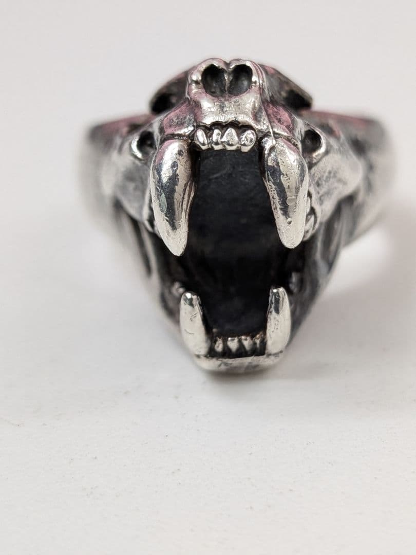 お*引様 ピューマスカルリング　18号　Yhoji Yamamotoゴシックヨウ