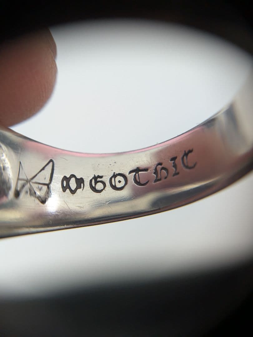 お*引様 ピューマスカルリング　18号　Yhoji Yamamotoゴシックヨウ