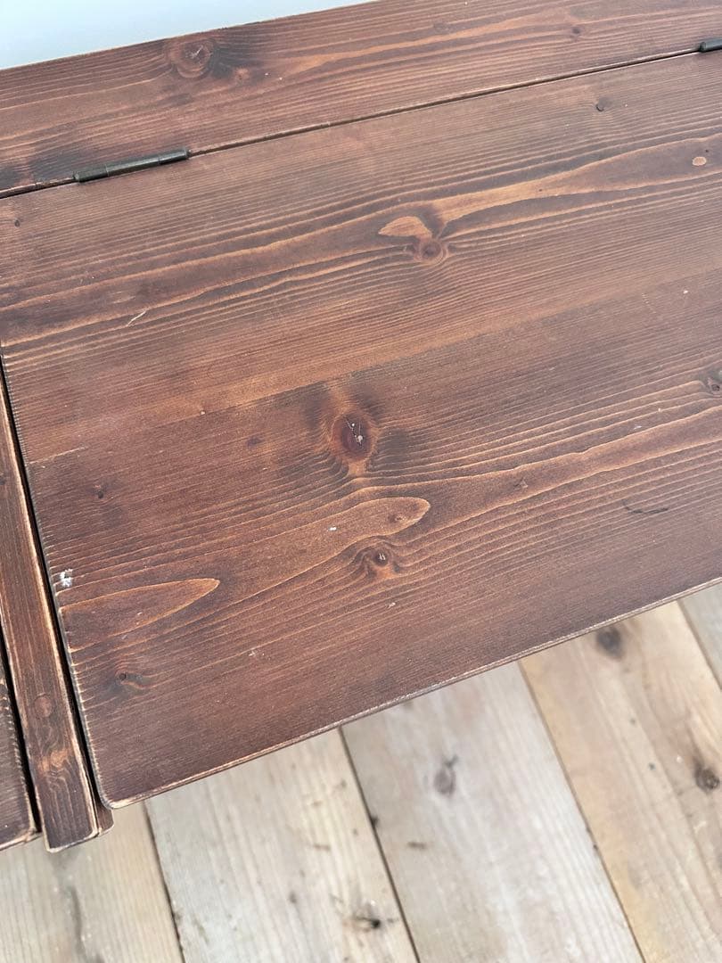 シャビーシック家具/アンティーク家具/キッズ用開閉式デスク/机/カントリー家具