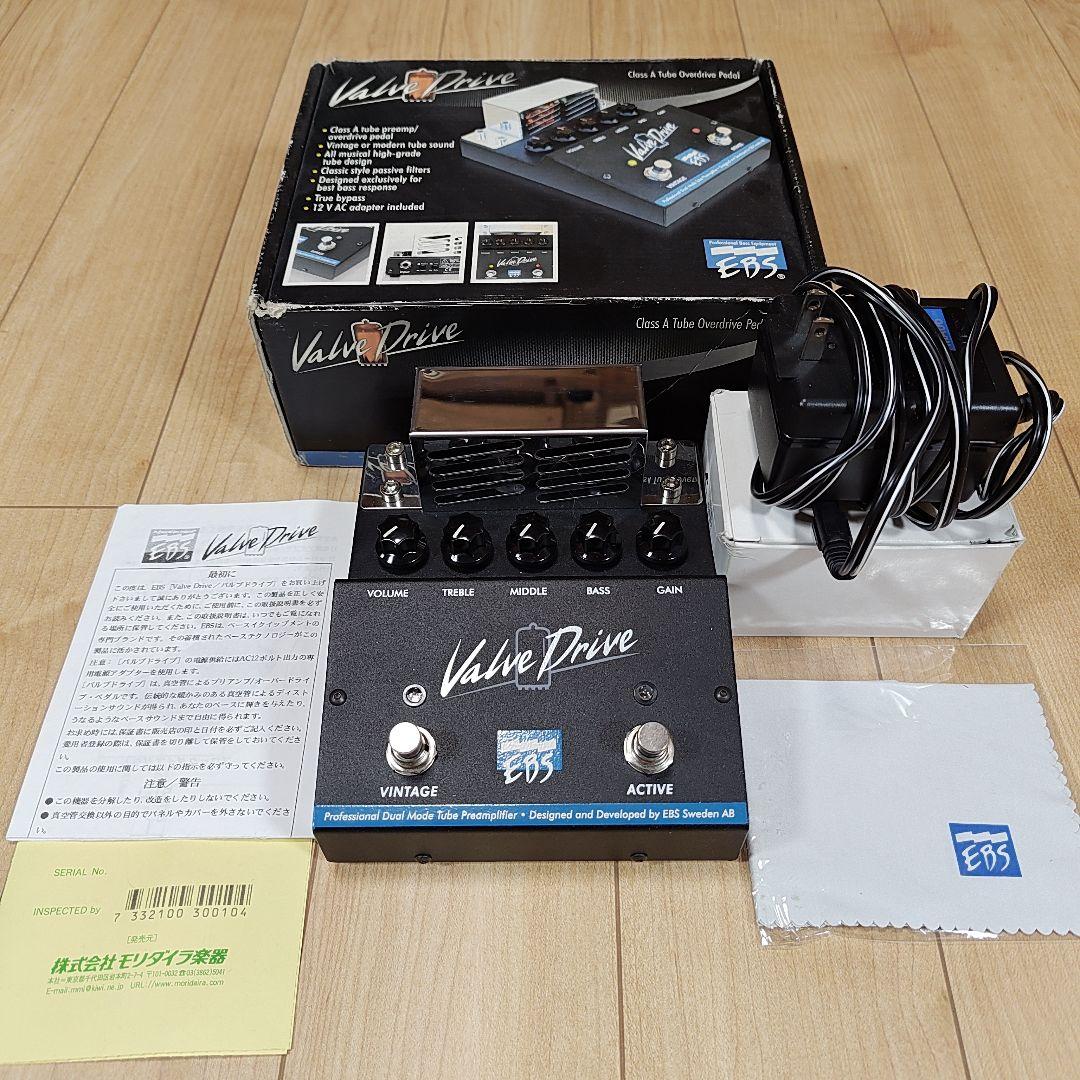 真空管 プリアンプ エフェクター EBS Valve Driveオーバードライブ