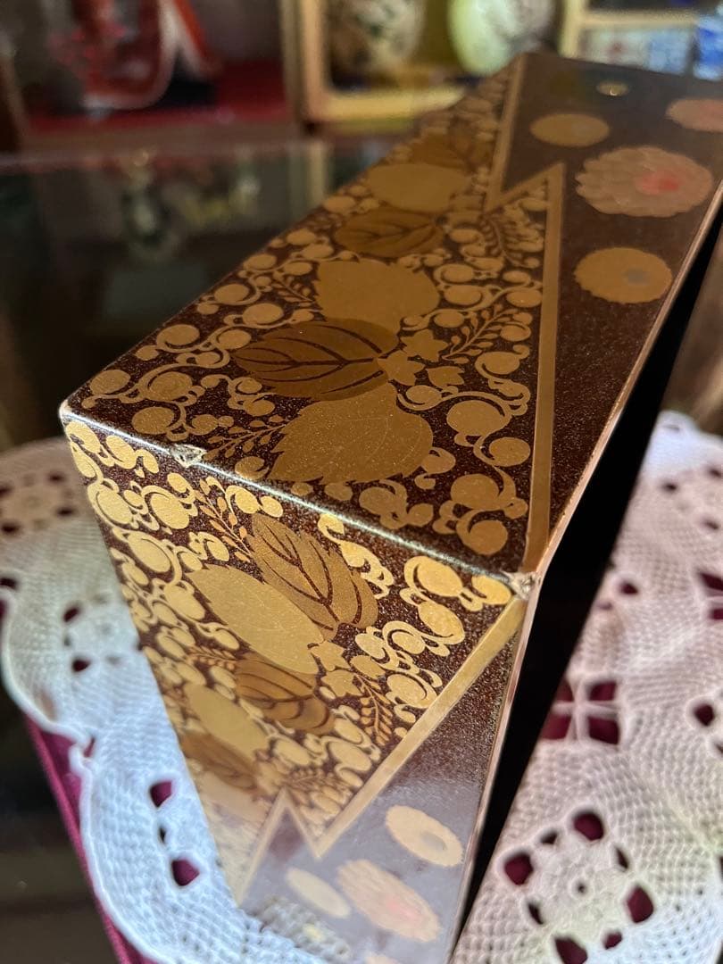 重箱 江戸後期 和骨董 自宅蔵出し 漆塗り漆器工芸品