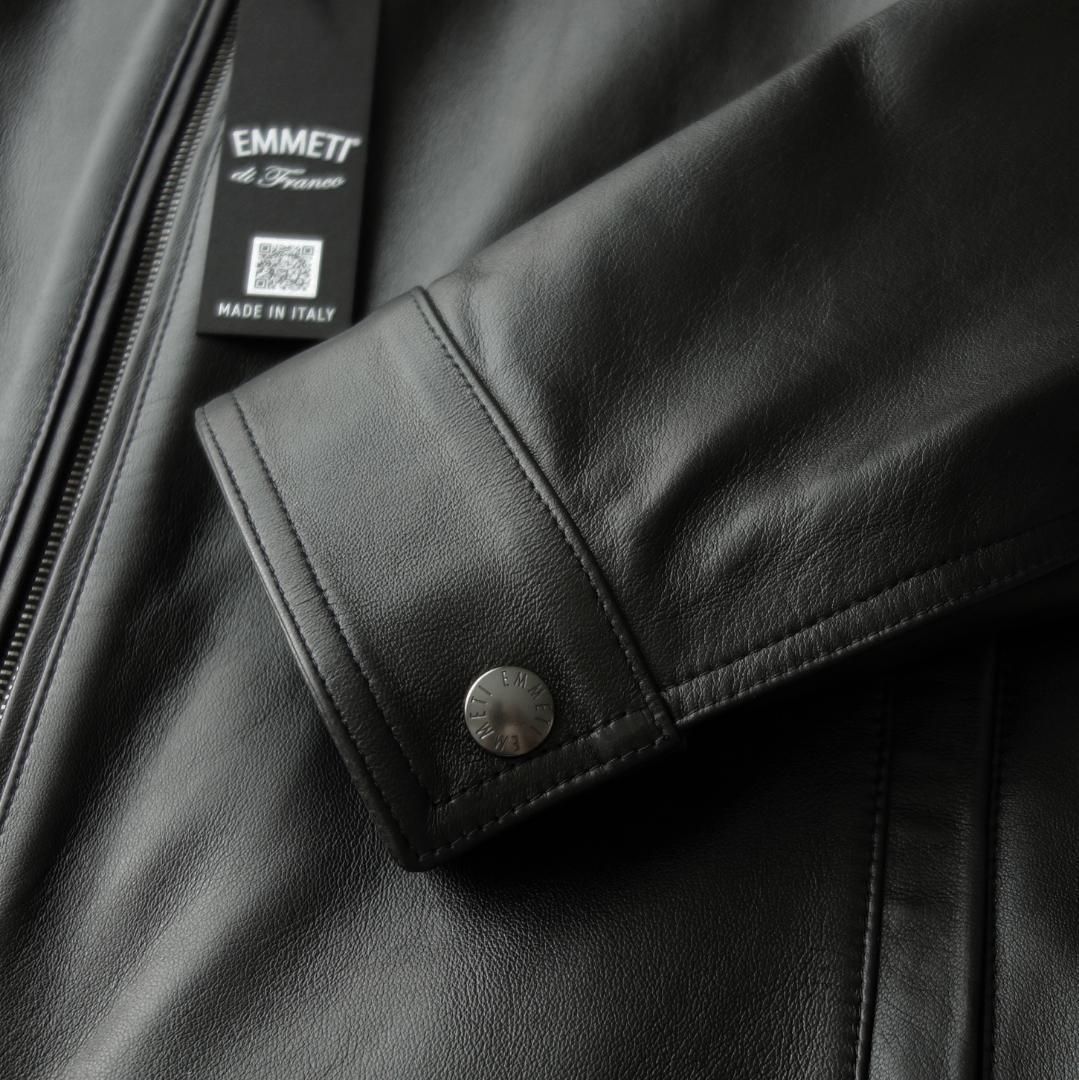 新品 今季物 EMMETI エンメティ JURI ユリ レザーライダース 46