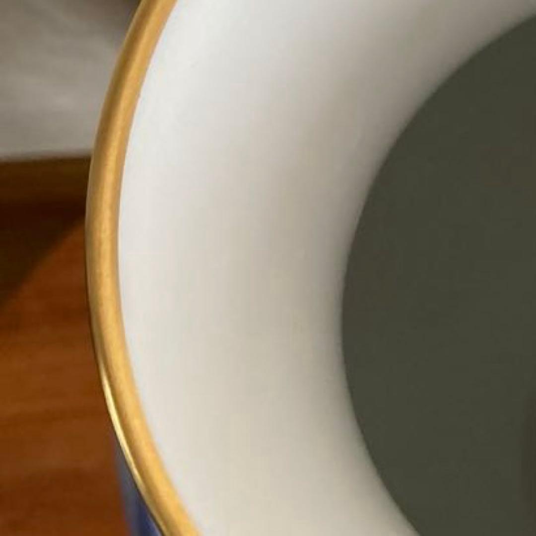 大倉陶園　ブルーローズ　花瓶　特大サイズ