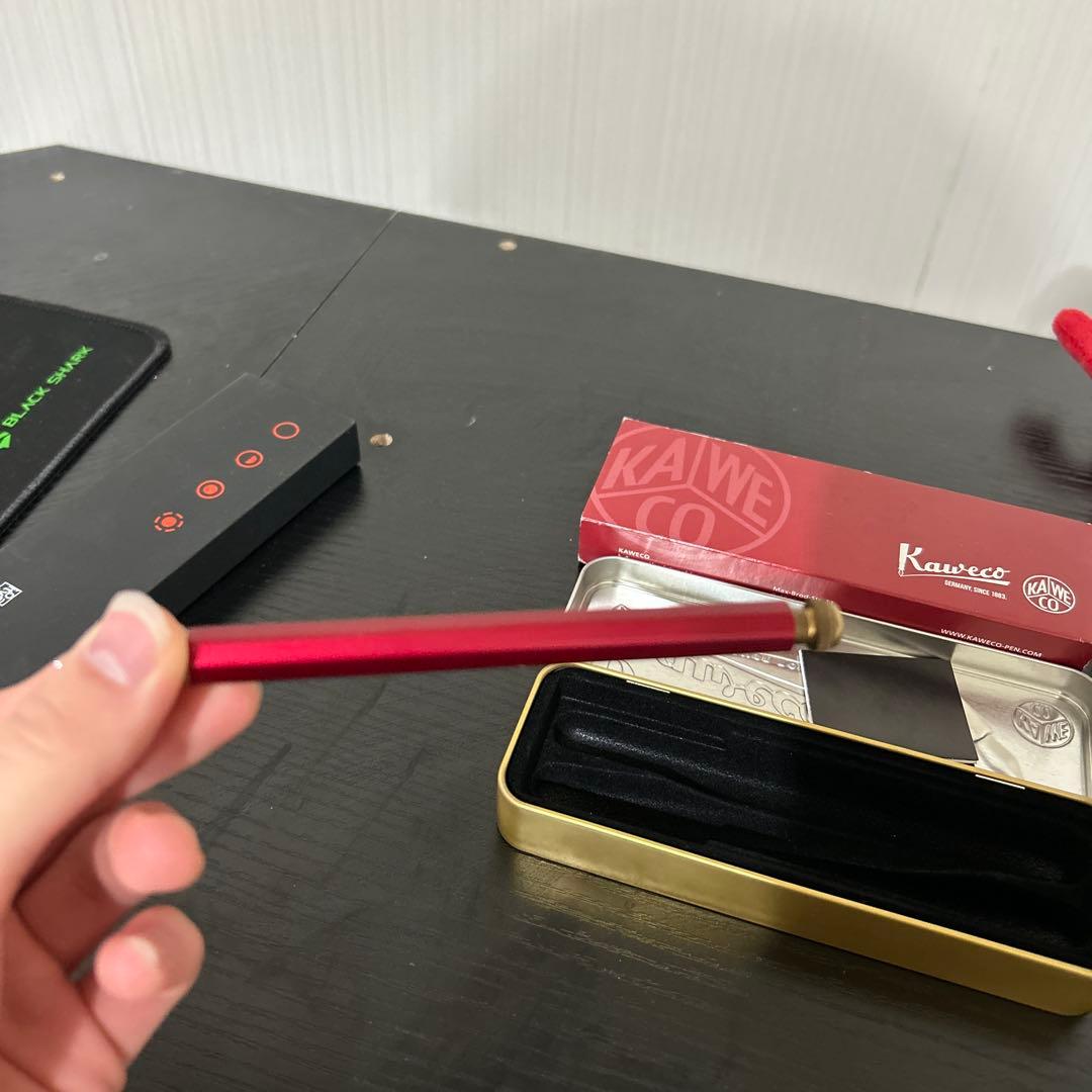 Kaweco シャープペンシル 0.5mm 赤 ケース付き