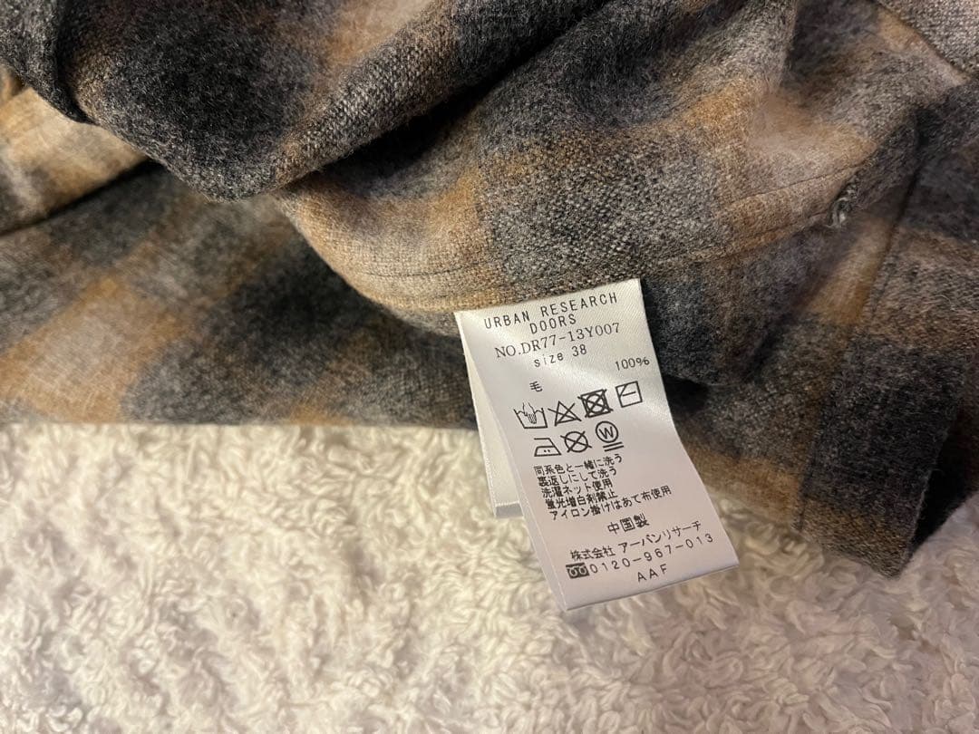 PENDLETON × URBAN RESEARCH 別注 ウールシャツ　38